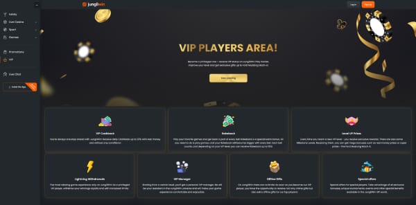 JungliWin VIP- en loyaliteitsprogramma