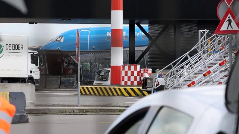 Schiphol vliegtuig