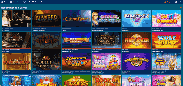BOF Casino spelletjes