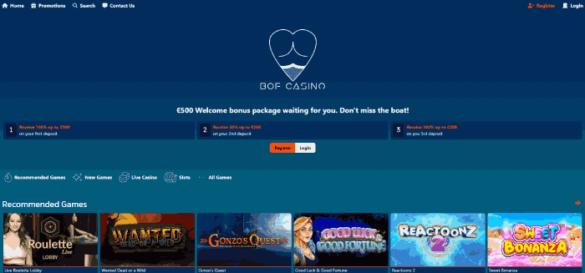 führend Bof Casino schnelle auszahlungen banner