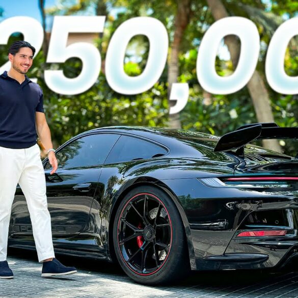 Thomas Vd Leck bij nieuwe auto