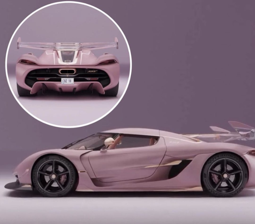Pink Koenigsegg Jesko