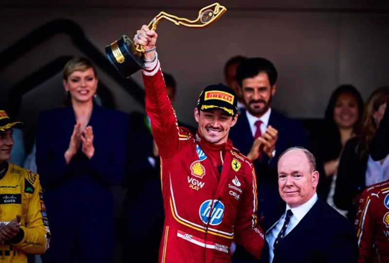 Monaco Grand Prix Win Charles Leclerc 