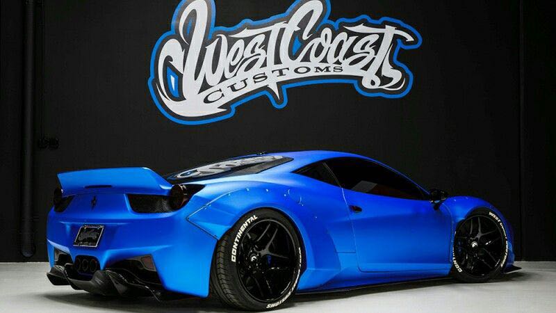 Justin Bieber's Ferrari