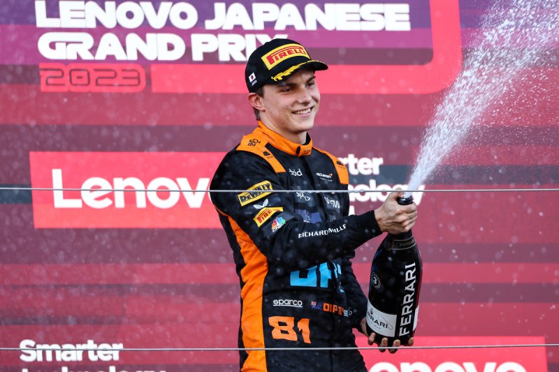 Oscar op podium 