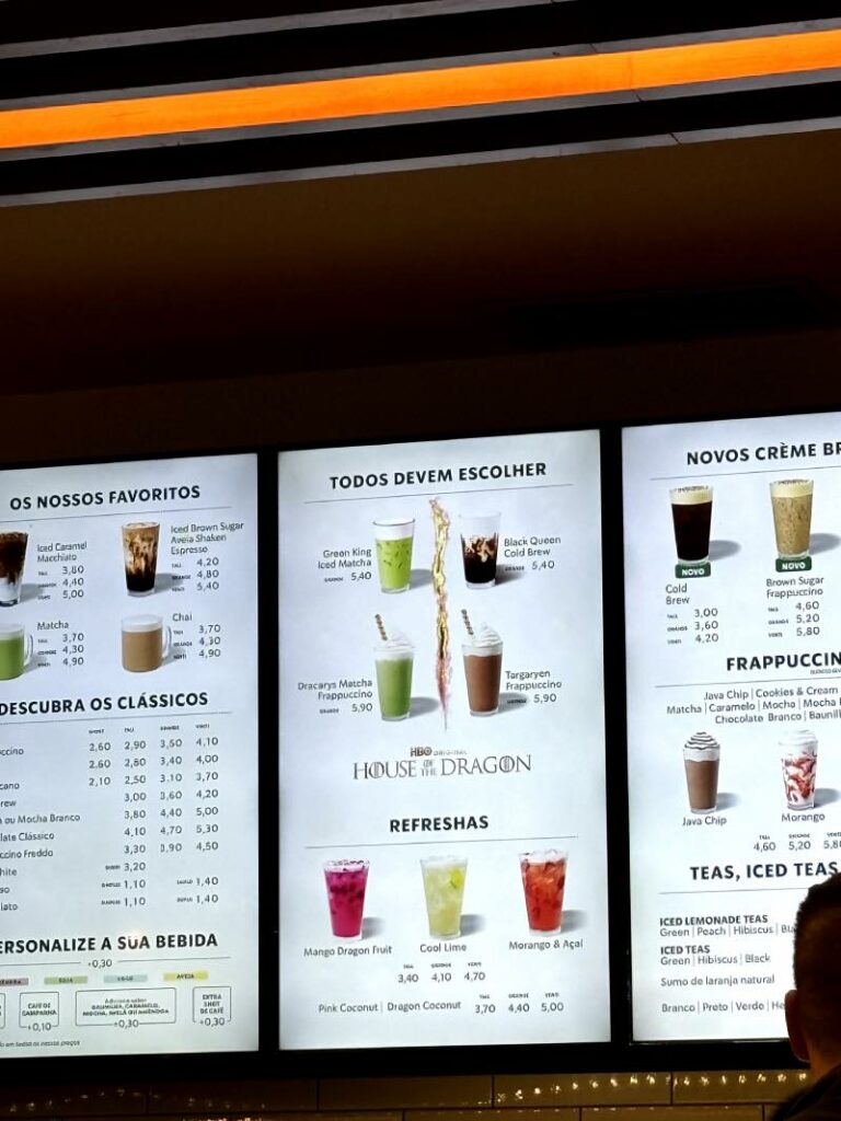 Starbucks House of the dragon