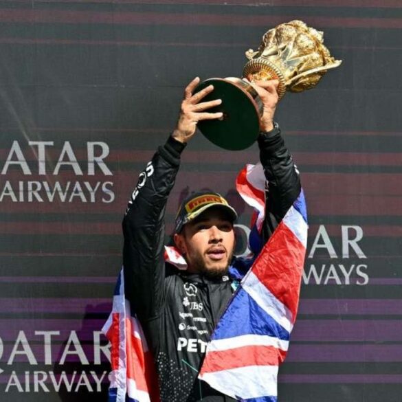 Lewis Hamilton wint