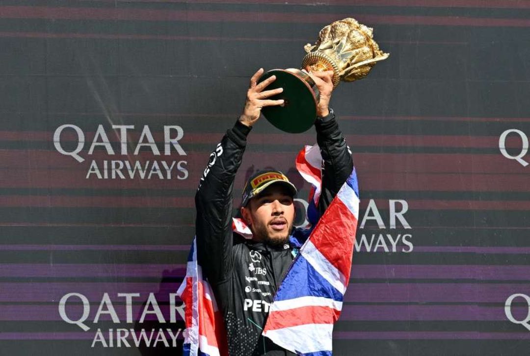 Lewis Hamilton wint