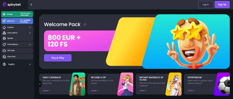 Spinybet: Best uitbetalende online casino voor mobiele spelers