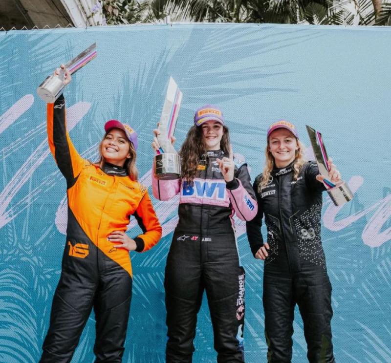 Bianca na race