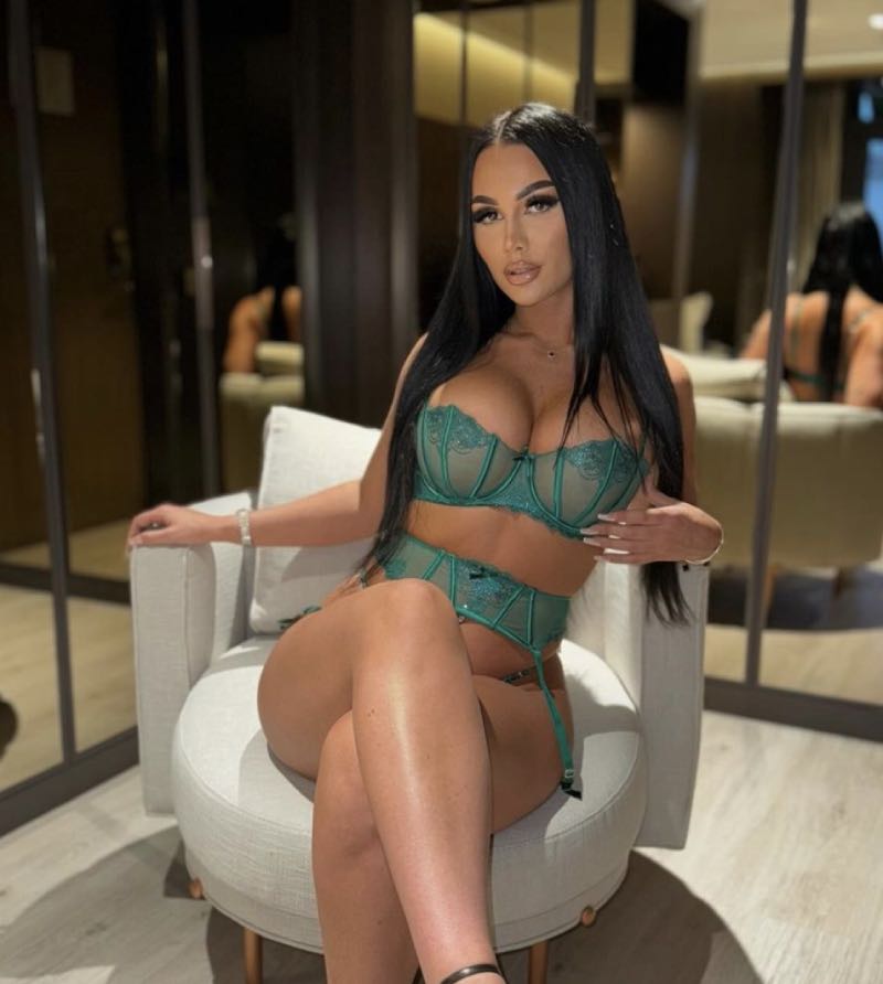 Groene lingerie
