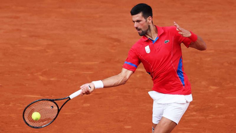 Djokovic speelt