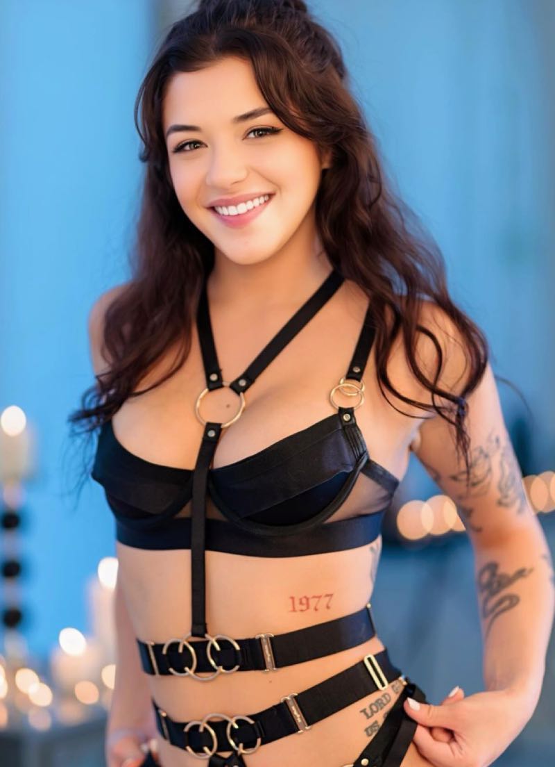 Jade in sexy lingerie