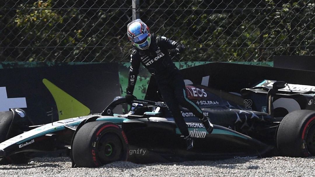 Kimi Antonelli Crash