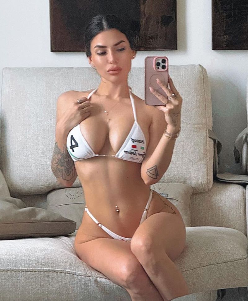 Witte bikini