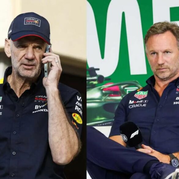 Adrian Newey en Christian Horner