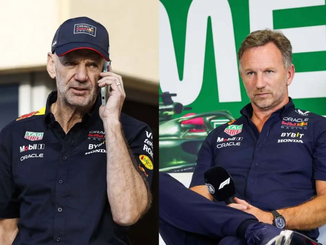 Adrian Newey en Christian Horner