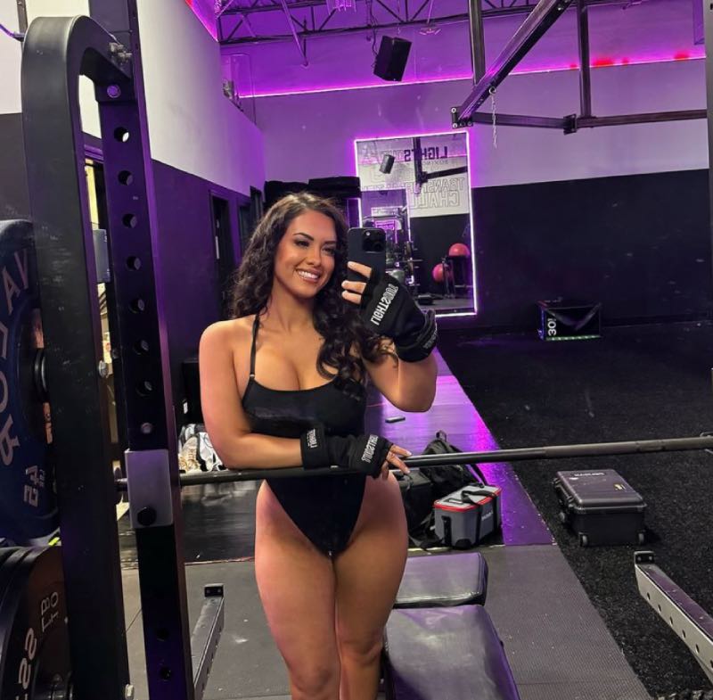 Amber in gym