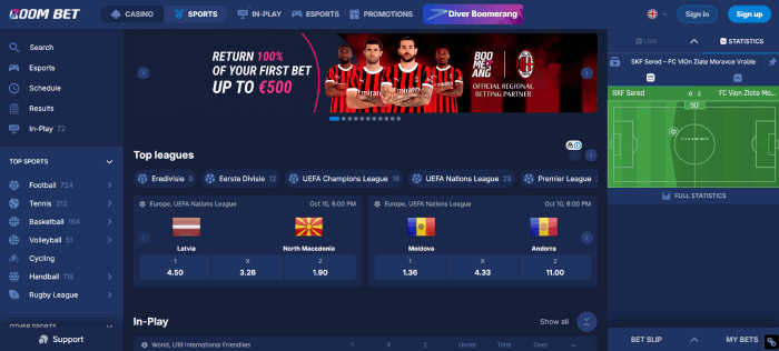 Boom Bet: Favoriete voetbal bookmaker
