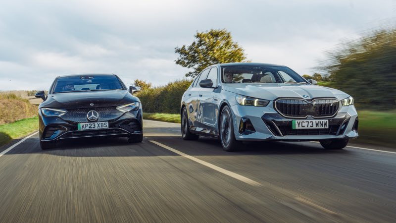 EQ mercedes en BMW I serie 