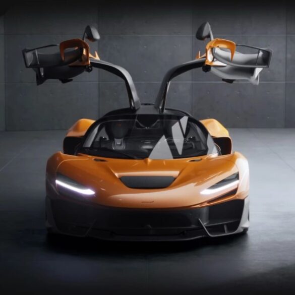 Mclaren W1 met gulwing deuren
