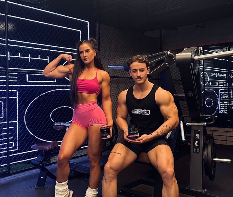 Sexy fitnes mensen