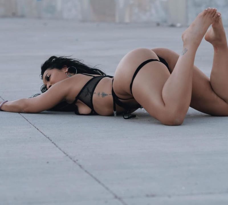 Jackie in lingerie