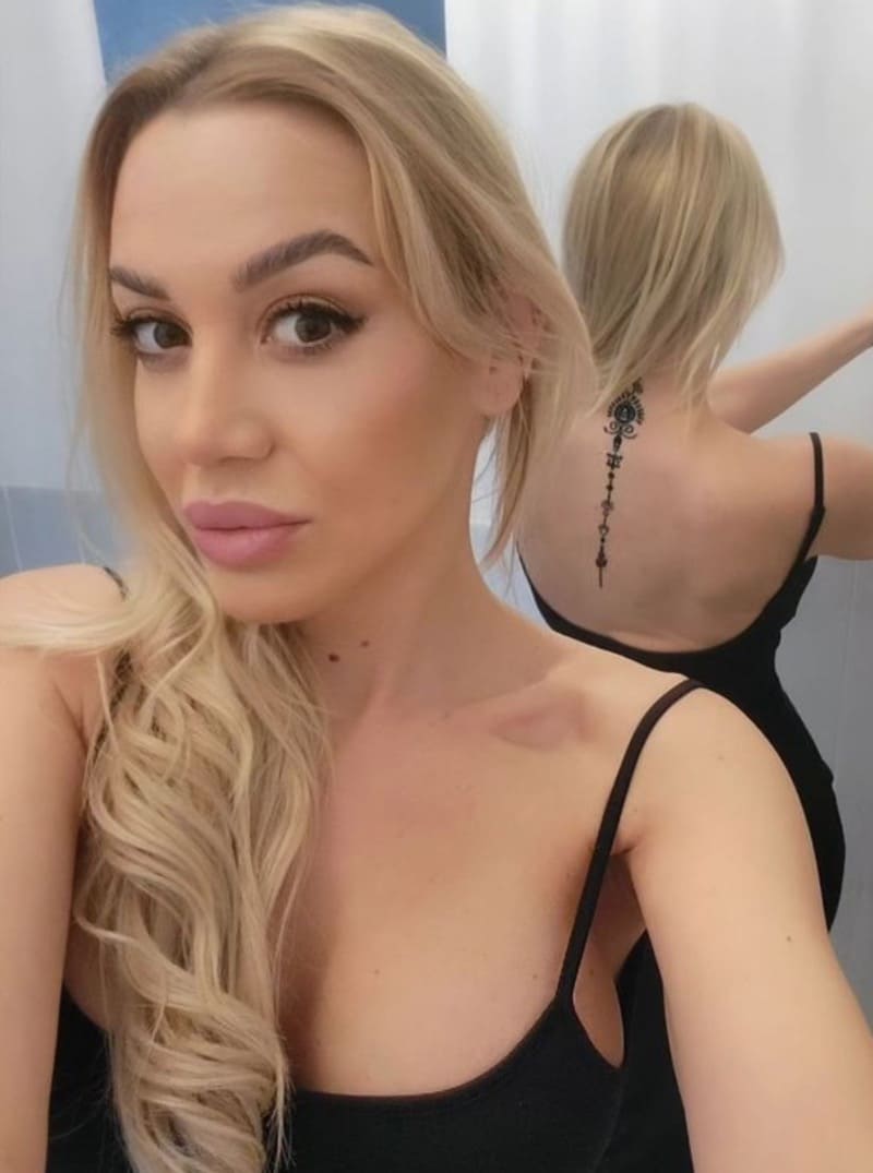 Babe spiegelselfie