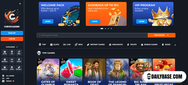 CuscoCasino Screenshot