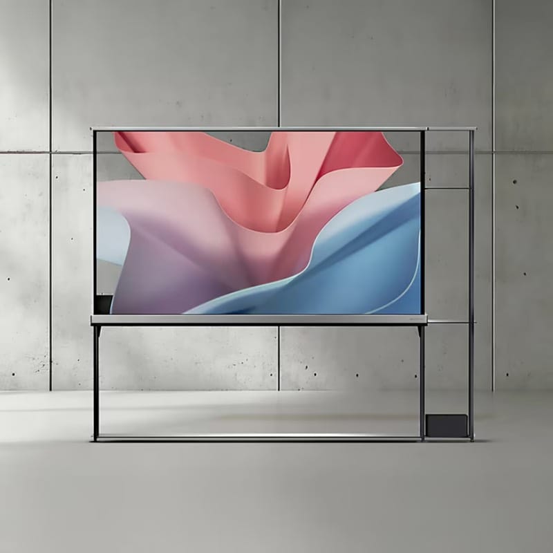 LG smart tv transparant CES 2025