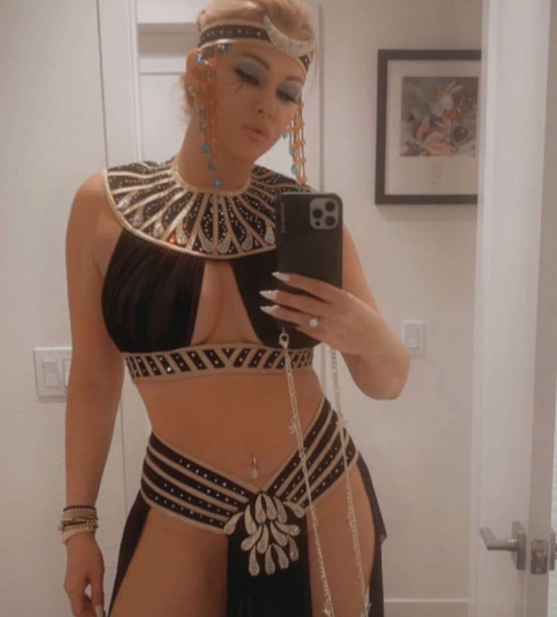 Shanna in sexy outfit