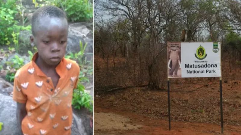 Jongen uit Zimbabwe
