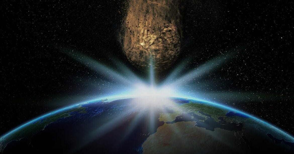 Asteroïde raakt aarde