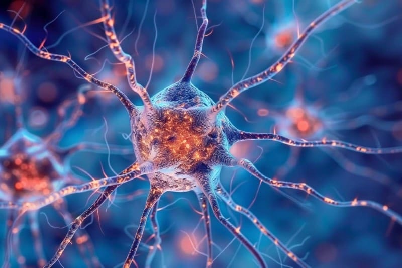 Neuronen in lichaam FT met geheugen