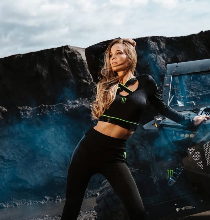 Dori in sexy monster outfit