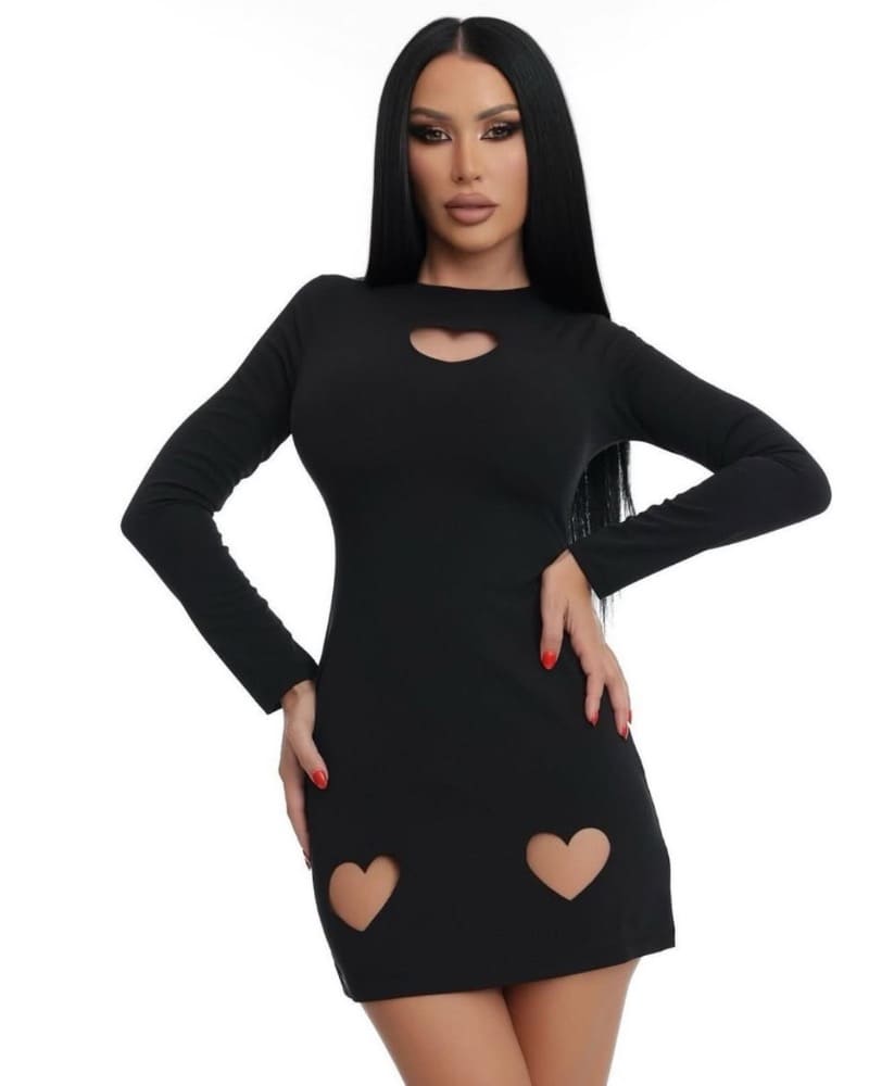 Babe in kort jurkje