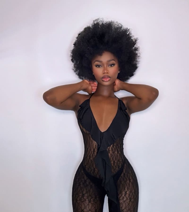 Tiana in sexy outfit