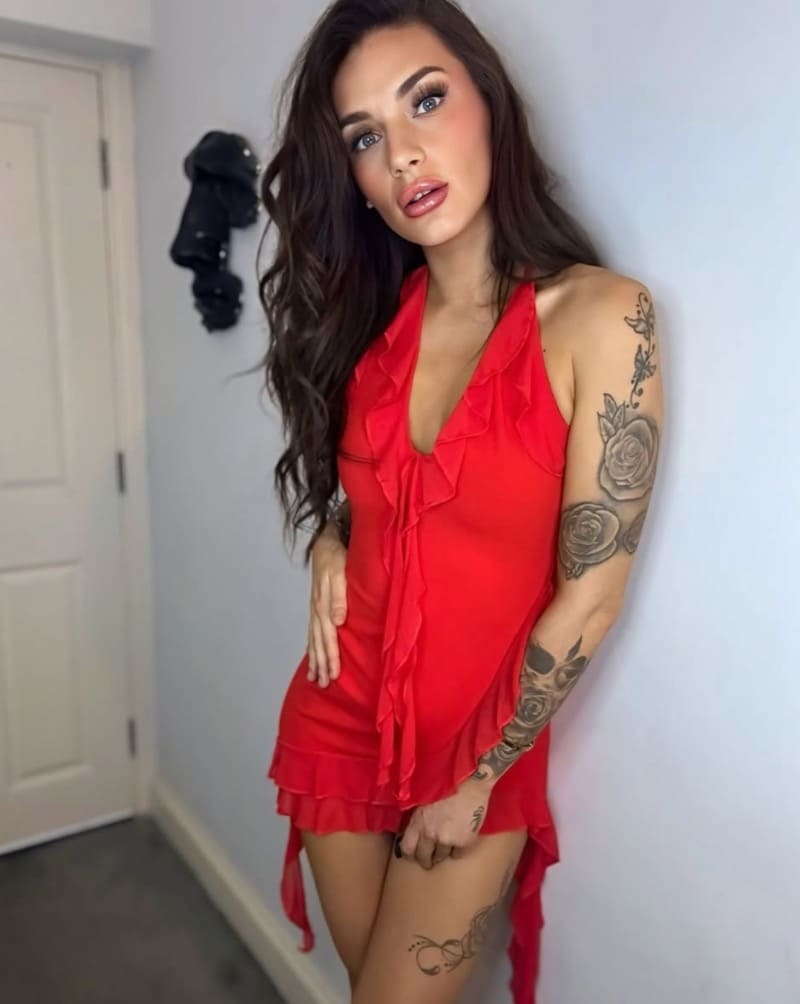 Sexy dame in kort rokje