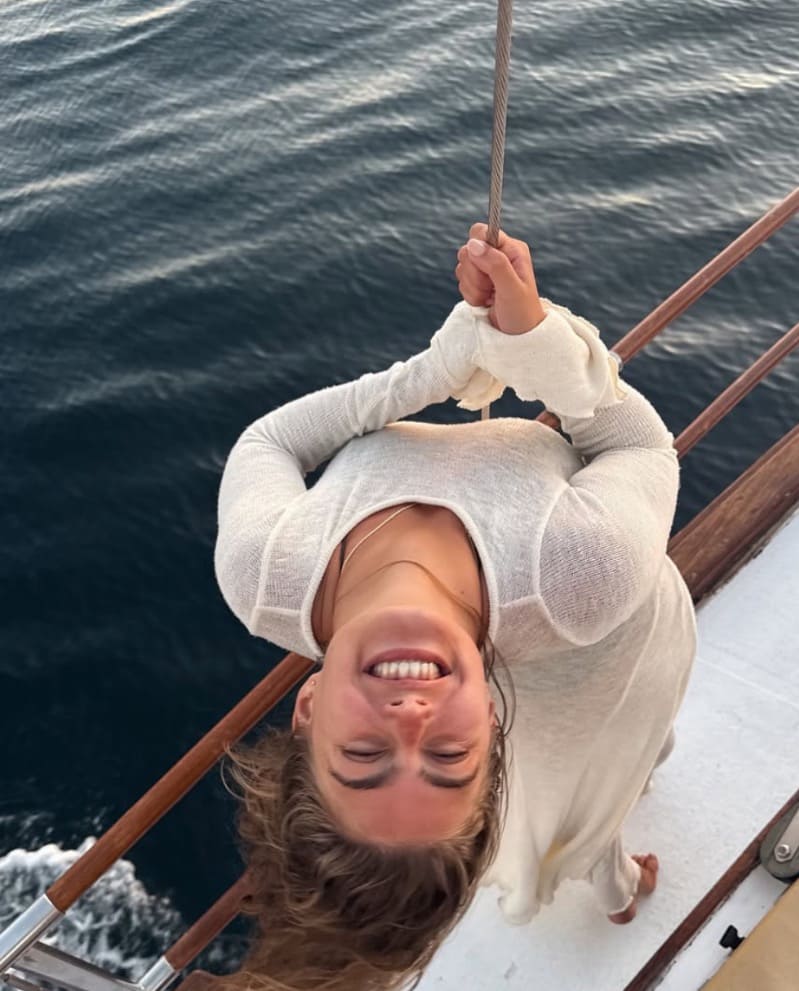 Babe op boot