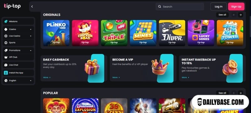 TipTop Screenshot