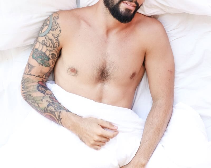 Man in bed FT