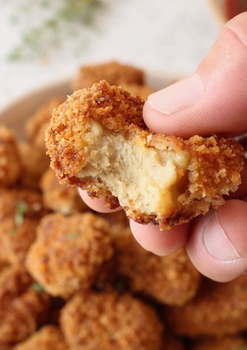 Laboratorium gegroeide kipnuggets