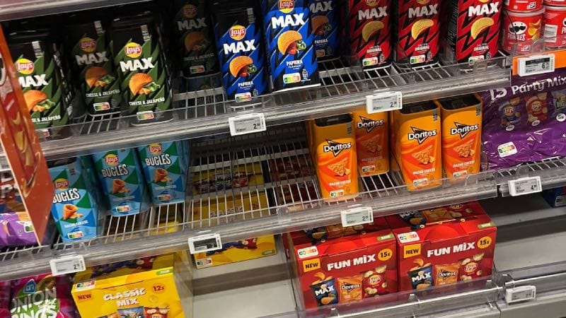 Lay's chips in kartonnen verpakking