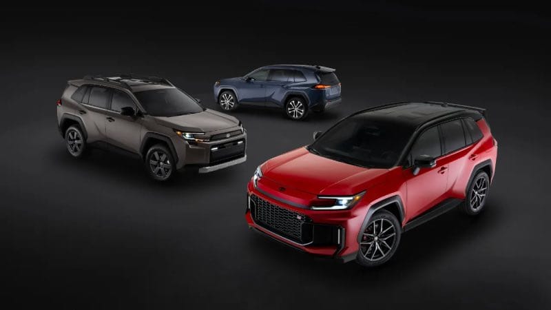 RAV4 verschillende uitvoeringen