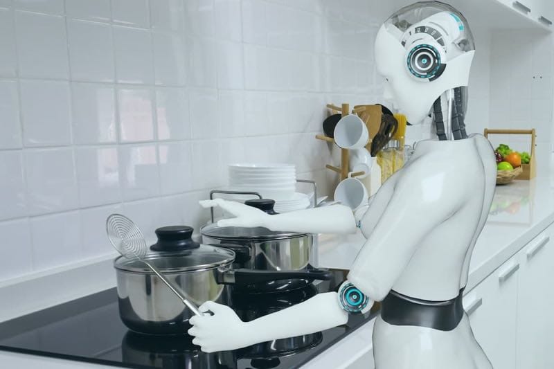 Robot maakt maaltijd in keuken FT