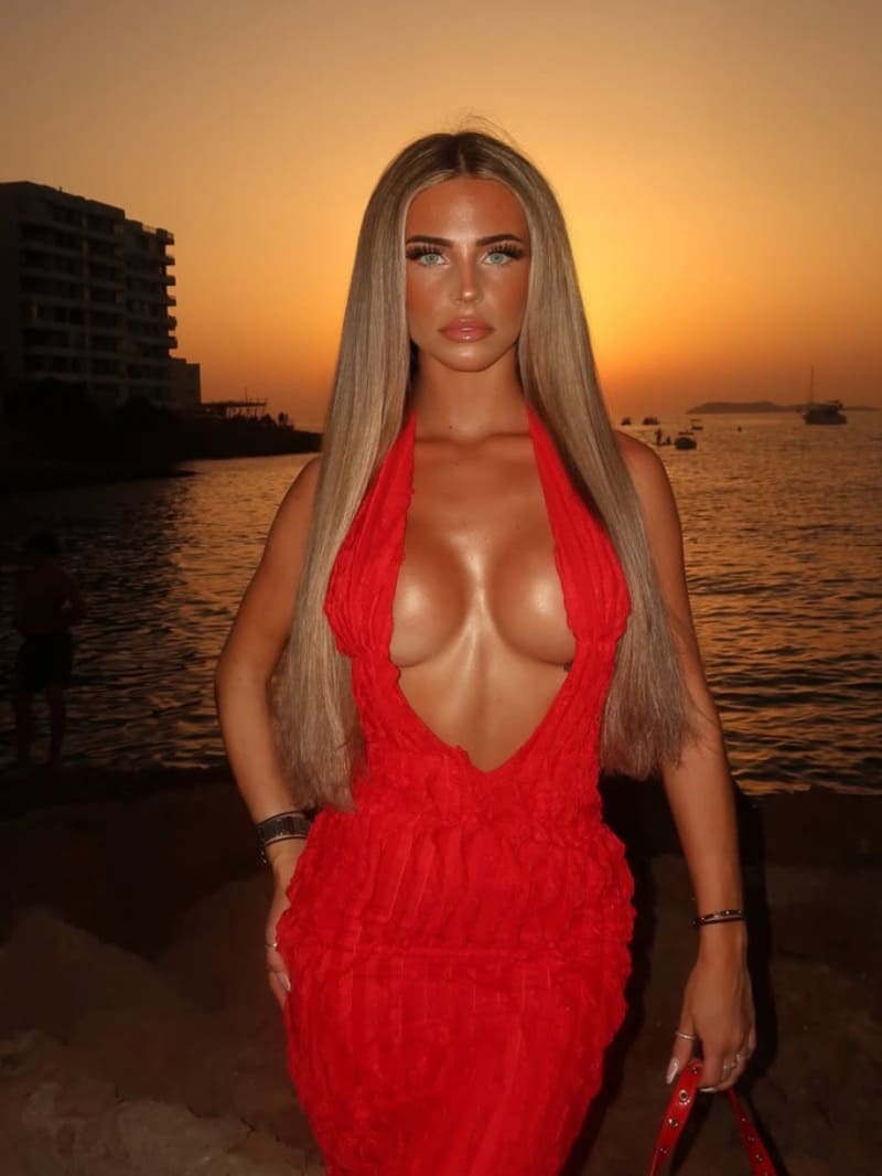 Sophie in rood