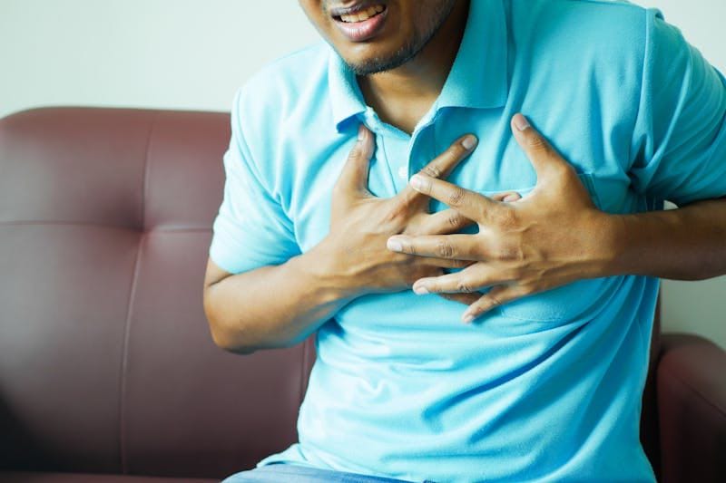 Man met gebroken hart syndroom