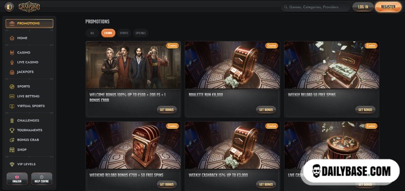 bonussen in online casino zonder registratie