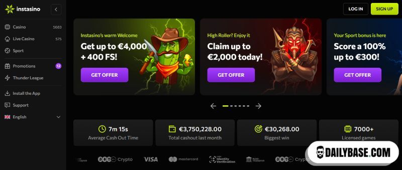 Instasino Screenshot