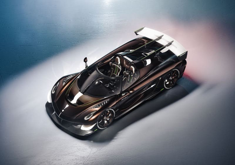 Koenigsegg bruine wagen